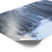 Schotse Bluebell-Bossen in de winter Foto Afdruk (Hoek)