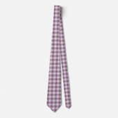 Schotse Blush Heather Plaid Tartan Stropdas (Voorkant)