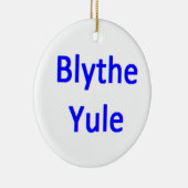 Schotse blythe yule keramisch ornament (Rechts)