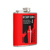 Schotse Bobby Burns Whiskey Cocktail Heupfles (Rechts)