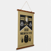 Schotse brandwonden avondmaal hangend wandkleed (Gebogen)