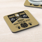 Schotse brandwonden nacht bier onderzetter (Linkerzijde)