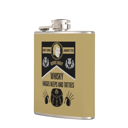 Schotse brandwonden nacht heupfles (Links)