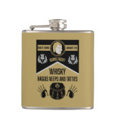 Schotse brandwonden nacht heupfles (Voorkant)