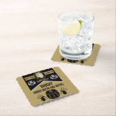 Schotse brandwonden nacht kartonnen onderzetters (Insitu)