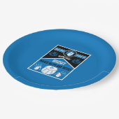 Schotse brandwonden nacht papieren bordje (Gekanteld)