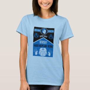 Schotse brandwonden nacht t-shirt