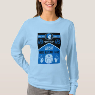 Schotse brandwonden nacht t-shirt