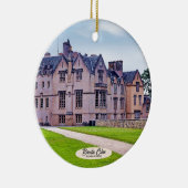 Schotse Brodie Castle Tartan kerstcadeau Keramisch Ornament (Rechts)