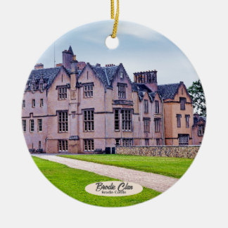 Schotse Brodie Castle Tartan kerstcadeau Keramisch Ornament