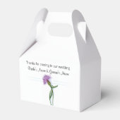 Schotse bruiloft souvenirs, geschenken, giveaways bedankdoosjes (Voorkant Zijde)