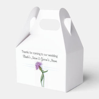 Schotse bruiloft souvenirs, geschenken, giveaways bedankdoosjes