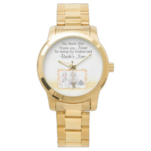 Schotse bruiloft souvenirs, geschenken, giveaways horloge