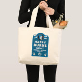 Schotse Burns Night Grote Tote Bag (Voorkant (product))