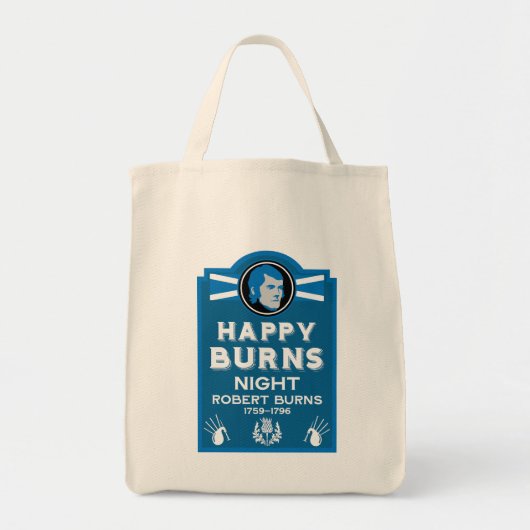Schotse Burns Night Tote Bag (Voorkant)