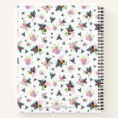 Schotse Butterfly Moth Thistle Flower Name Modern Notitieboek (Achterkant)