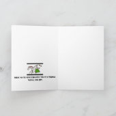 Schotse Caber Tosser, Grappige kaart. Kaart (Binnen)