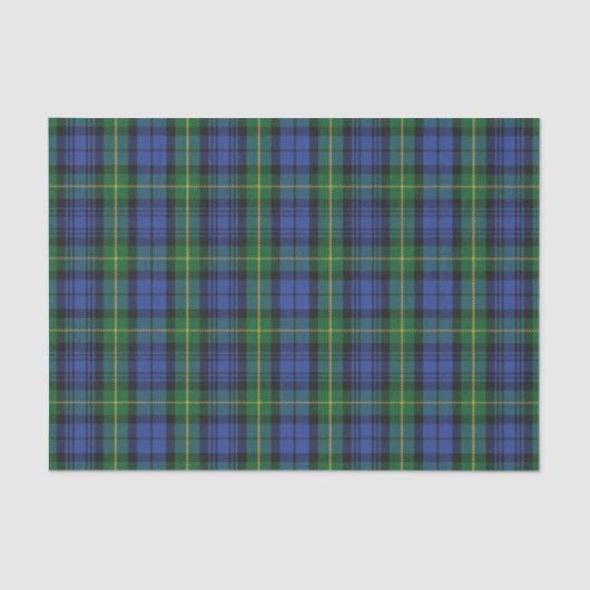 Schotse Cadeauclan Gordon Tartan Tissuepapier (Voorkant)