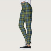 Schotse Campbell Blue en Green Tartan Pset Leggings (Links)