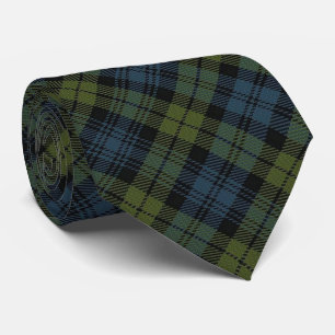 Schotse Campbell C Monogram Tartan Stropdas