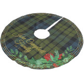 Schotse Campbell Clan Gold Xmas - boomstructuurrok Kerstboom Rok (Gekanteld)
