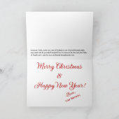 Schotse Campbell Clan's Inveraray Castle Snow Feestdagen Kaart (Binnen)