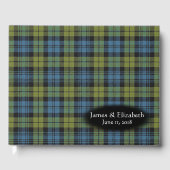 Schotse Campbell Family Tartan Plaid Wedding Gastenboek (Voorkant)