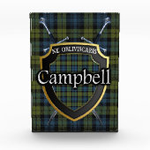 Schotse Campbell Tartan Fotoblokken (Voorkant)