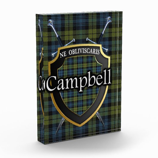 Schotse Campbell Tartan Fotoblokken (Links)