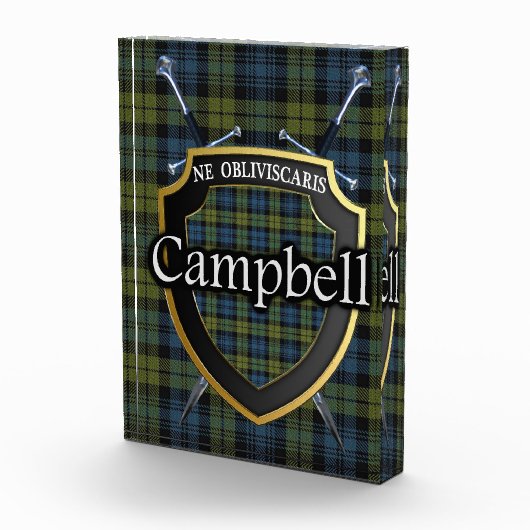 Schotse Campbell Tartan Fotoblokken (Rechts)