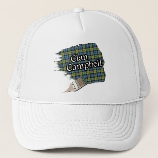 Schotse Campbell Tartan Paint Brush Pet (Voorkant)
