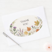 Schotse Canadese Esdoorn Distel Bedankt Sticker (Envelop)