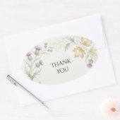 Schotse Canadese Esdoorn Distel Bedankt Sticker (Envelop)