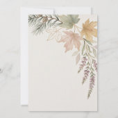 Schotse Canadese Esdoorn Distel Save the Date Kaar (Achterkant)