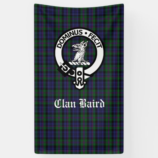 Schotse canon Baird Tartan Verticaal Spandoek (Verticaal)