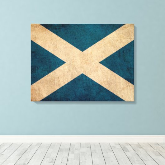 Schotse canvas afdruk (Insitu (Houten vloer))