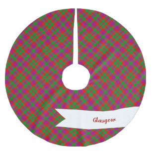 Schotse civiele plaid kerstboomvoet kerstboom rok