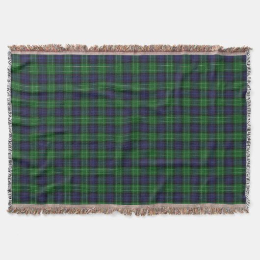 Schotse Clan Abercrombie Tartan Deken (Voorkant)