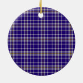 Schotse Clan Allardice Tartan en Wapenembleem Keramisch Ornament (Achterkant)