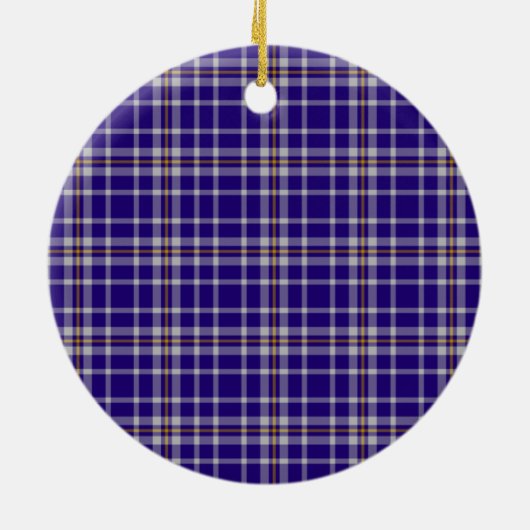 Schotse Clan Allardice Tartan en Wapenembleem Keramisch Ornament (Achterkant)