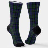 Schotse Clan Baird Tartan Plaid Sokken (Gebogen)