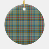 Schotse Clan Balfour Tartan en Wapenembleem Keramisch Ornament (Achterkant)