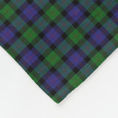 Schotse Clan Blair Classic Tartan Fleece Deken (Hoek)