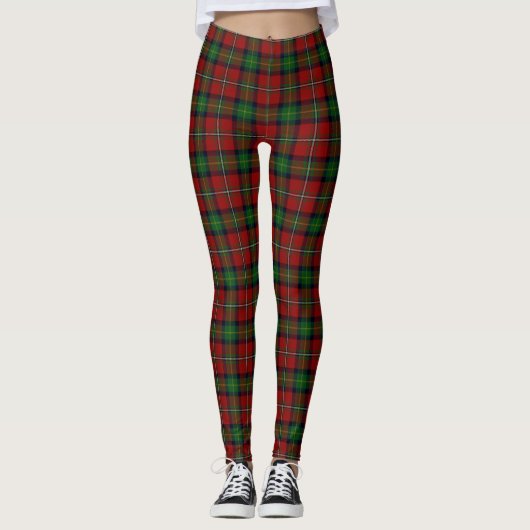 Schotse clan Boyd Tartan Leggings (Voorkant)