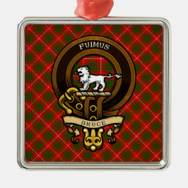 Schotse Clan Bruce Badge en Crest | Wapenschild Metalen Ornament