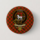 Schotse Clan Bruce Badge en Crest | Wapenschild Ronde Button 5,7 Cm (Voorkant)