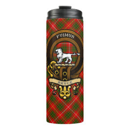 Schotse Clan Bruce Badge en Crest | Wapenschild Thermosbeker