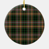 Schotse Clan Buchanan Hunting Tartan en Wapen Keramisch Ornament (Achterkant)