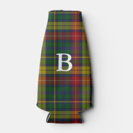 Schotse clan Buchanan Tartan Plaid Bottle Cooler