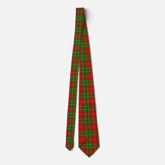 Schotse Clan Burnett Tartan Plaid Stropdas (Achterkant)